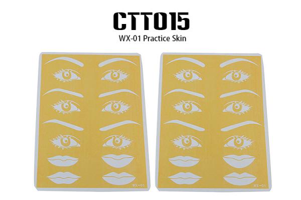 Quality Yellow Easy To Get Ink Permanent Makeup Practice Skin OEM / ODM Available for sale