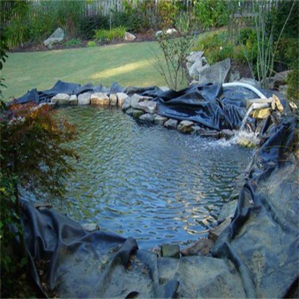 Tilapia Plastic Circular Fish Farming HDPE Geomembrane with Smooth Surface Length 50m-200m/roll