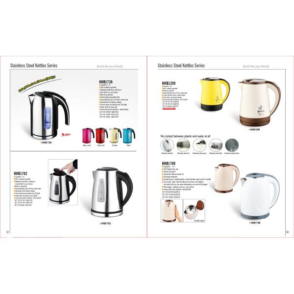 Stainless Steel Electric Water Kettle with App-Controlled Keep Warm Function