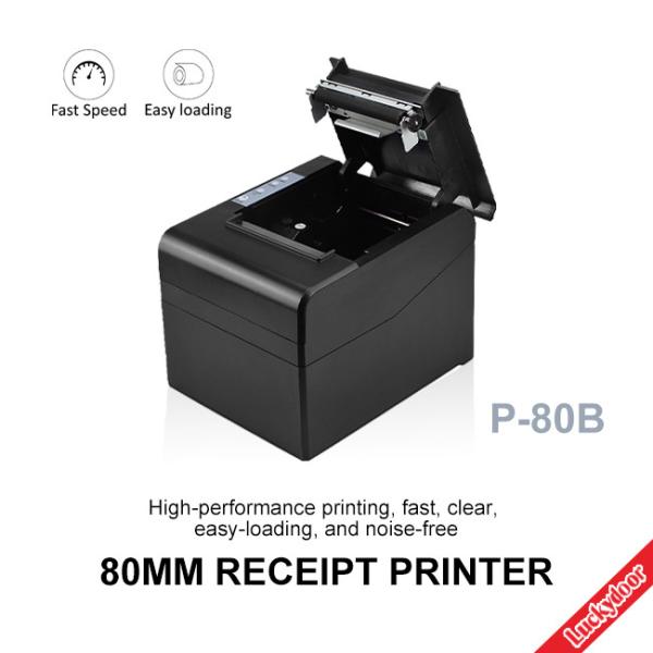 Auto Cutter 80mm 3 Inch Thermal Receipt Printer USB Bluetooth LAN Interface