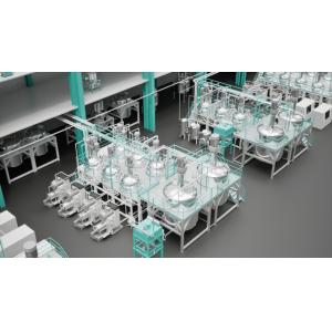 Double Jacketed Stainless Steel Mixing Tank With Agitation Scraper Discharge For