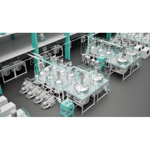 Double Jacketed Stainless Steel Mixing Tank With Agitation Scraper Discharge For