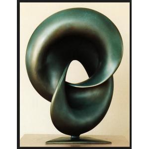 China Wrought Copper Modern Wall Sculptures Bronze Abstract Minimal Art Sculpture on sale