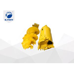 Construction Piling Machine Tools Drilling Bucket With Rock Bits
