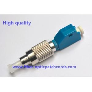 Wholesale LC Female To FC Memale Fiber Optic Adapter single mode simplex/ Optical Fiber Adapter SM SX Blue Color from china suppliers