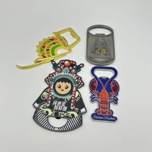 China Strong refrigerator magnet. Solid metal construction for the opener,Custom shape welcome on sale