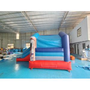 Fireproof 0.55mm Inflatable Jumping Castle Bouncer Combo With Slide Spiderman