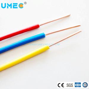 China 450/750V PVC Insulated Electrical Wire Cable H07V-U for Building Householding Projects on sale