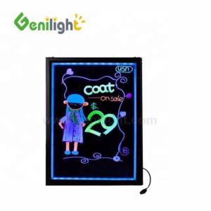 Rectangle Genilight Erasable and Re-write LED Writing Boards with Affordable