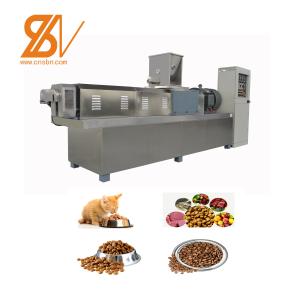 High Efficiency Popular Pet Dog Cat Food Production Line Twin Screw