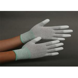 Breathable Static Resistant Gloves , White Safety Hand Work Gloves