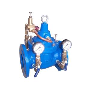 High Sensitivity Water Pressure Reducing Valves / Regulator , Pilot Operated
