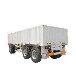 Wholesale CIMC 40FT 2 Axles 7.5T tare weight 12.4*2.48m payload 40T JOST brand Two-speed manual operating landing gear fence Semi Trailer from china suppliers