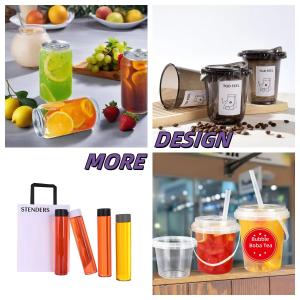 Customize Logo Disposable Biodegradable Coffee Paper Cup Double Ripple Wall