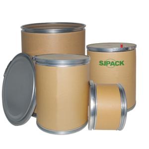 Heavy Duty Fibre Drum With Locking Ring Closure | Safe For Chemicals & Powders