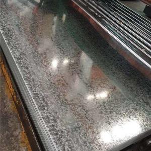 Z180 Z275 Galvanized Steel Sheet Mill Edge Minimum Spangle ISO Certificate