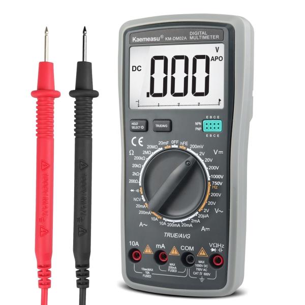 Quality 1000V Professional Digital Multimeter Autorange Multimeter DC AC Voltage Current NCV True RMS Test Digital Multimeters Tester for sale