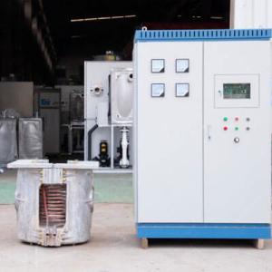 100kg Tilting Induction Melting Furnace for Aluminum Scraps