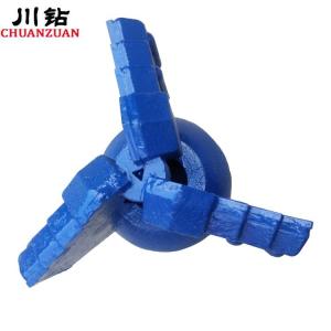 Tungsten Carbide 10 Inch 3 Wings Step Water Well PDC Drill Bit