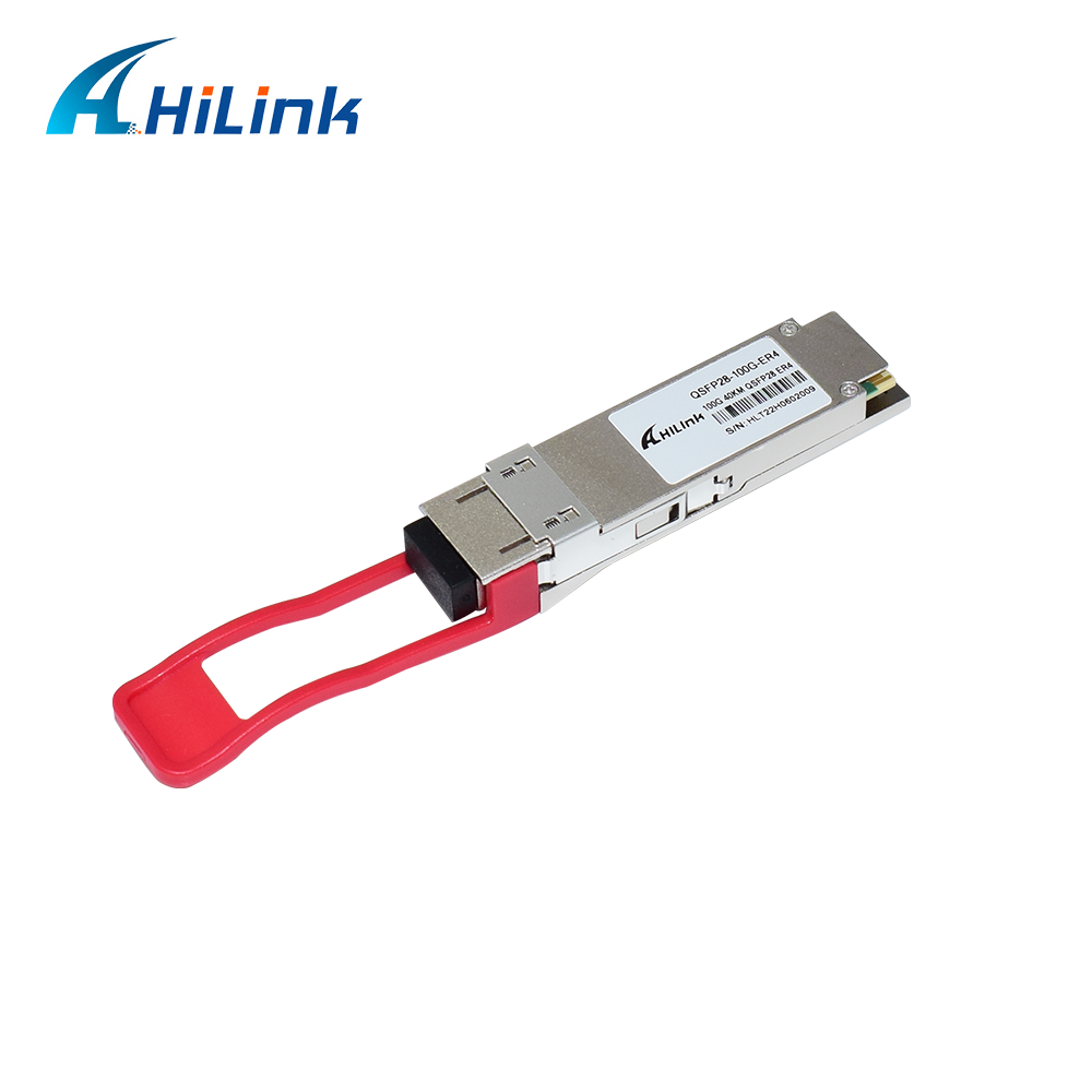 QSFP28 100G Optical Transceiver Module with 40km Reach, Low Power Consumption (<4.5W), and RoHS 6/6 Compliance for Data Centers