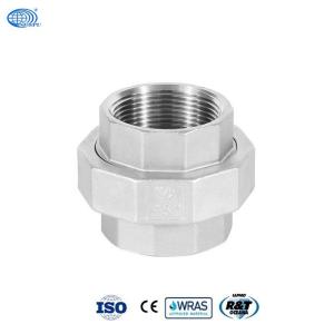 Threaded Hexagonal Stainless Steel Union Coupling Fitting Rustproof