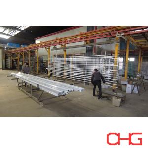 China Powder Coating Production Line for Various Sizes Aluminium Profile Coating on sale