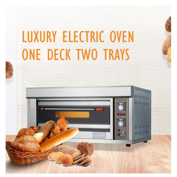 One Deck Two Trays Industrial Baking Oven For Bread Shop