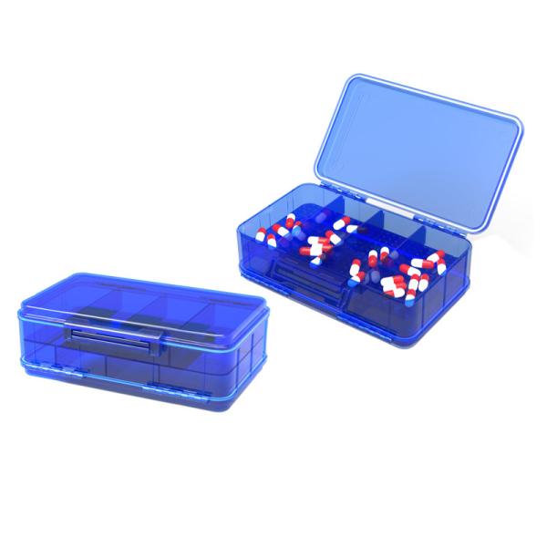 Moisture Proof Bpa Free Medicine Organizers For Elderly Tablet 2 Double Sided Pill Box