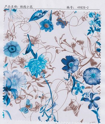 Transfer foil for leather Flower design transfer film for pvc leather 4982k Hot stamping foil for pu leather