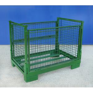 Buy cheap Stackable Steel Collapsible Wire Container Heavy Duty Weatherproof from wholesalers