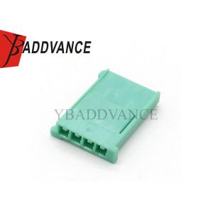 Non Sealed Harness Green 4 Position Automotive Electrical Connectors