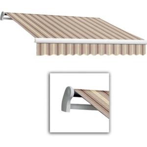 Retractable Awning, Polyester, Stripe 250 X 200 Cm For Balcony