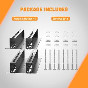 Adjustable Width Folding Rack for Overhead Garage Storage Classification Folding