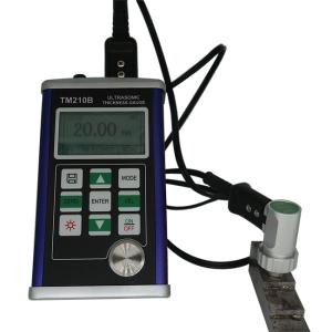 128×64 Lcd Ultrasonic Thickness Gauge / Metal Thickness Testing Equipment