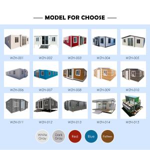 Modern Prefab Villa 20Ft 40Ft Insulated Expandable Container House with 2-3