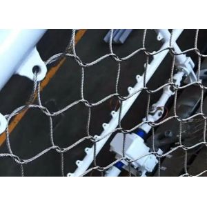 Stainless Steel Wire Rope Mesh with 42mm*42mm Mesh Size in Expanded Style for