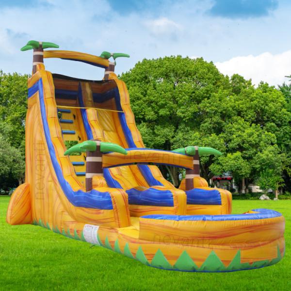 Parties Rental Grade Waterslide Pool Inflatable Water Slide for Kids Commercial Grade