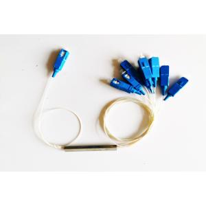 Fiber Cable Splitter 1X8 SC UPC good Channel Uniformity High Return Loss
