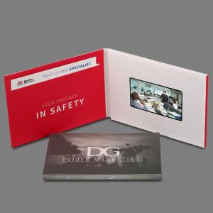 Custom Video Greeting Cards Lcd Brochure With Video Screen , 4.3"-10" Screen