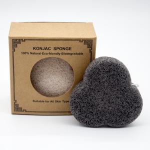 Anti Bacterial Charcoal Konjac Sponge Face Exfoliating Donut Bath Sponge