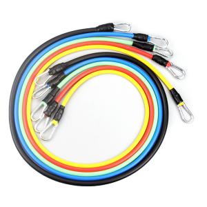 1.2m Natural Latex Pull Rope Elastic Resistance Bands 11 Pcs Set