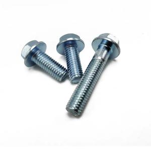 Grade 4.8/8.8/10.9 DIN Standard Hex Head Flange Bolts and Nuts in Black Finish