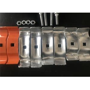 Fully Hot Dipped Galvanized Temporary Fence Clamps / Chain Link Fence Panel