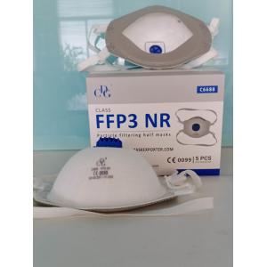 Wholesale 6.5g/Pcs Breathable Melt Blown FFP3 Cup Shape Valved Mask from china suppliers