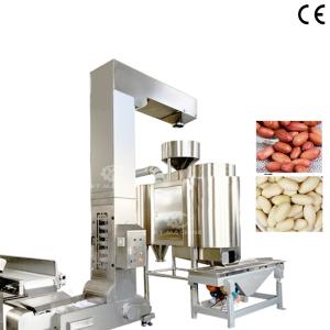 Wholesale Fully Automatic Feeding and Discharging Nut Blanching Machine with PLC Control System and Air-Peeling Technology for No Damage or Scratches from china suppliers