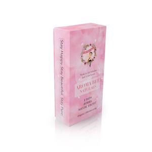 CDR Pink Exquisite Printing Cosmetics Packaging Boxes With Lids