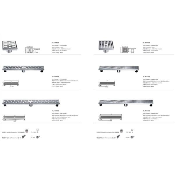 Concealed Tile Insert Toilet Floor Drain Pvd Technology Stainless Steel