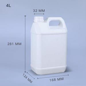 Food Grade Plastic Square Barrel Jerry Can for Wine and Edible Oil 1L 10L Square