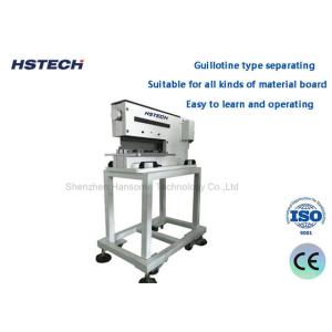 High Power PCB Depaneling Equipment Linear Knife Type Pneumatic PCB Depaneling