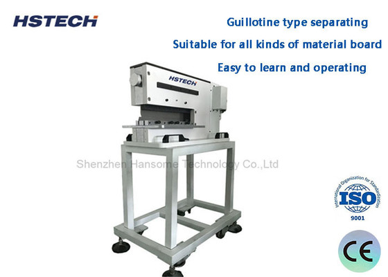 High Power PCB Depaneling Equipment Linear Knife Type Pneumatic PCB Depaneling